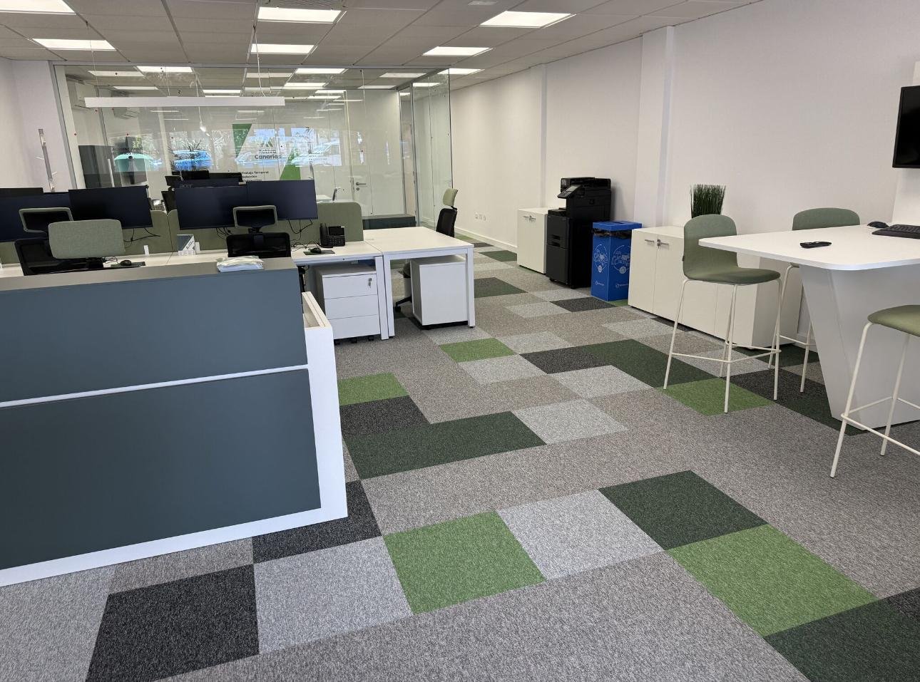 Interior de las nuevas oficinas de Activa Canarias en Maspalomas